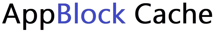 AppBlock Cache logo - Android troubleshooting and mobile app guidance resource